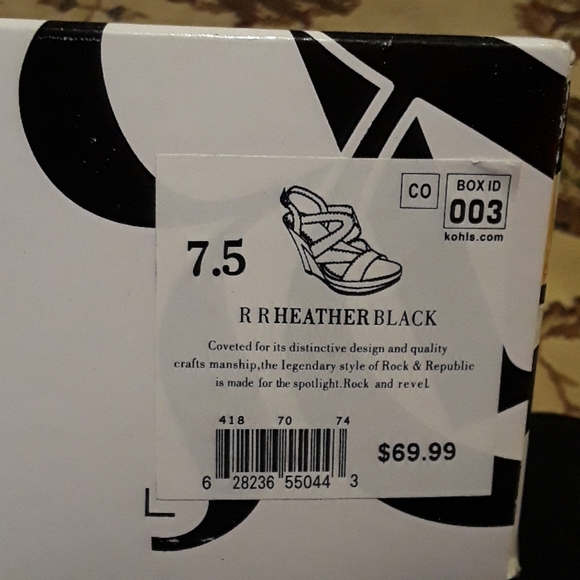 Rock & Republic 5" wedge shoe - Picture 4 of 4